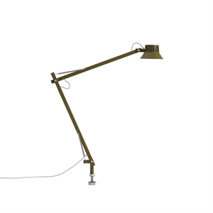 Muuto Dedicate L2 Table Lamp With Pin Brown Green