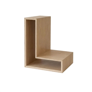 Maze L-shelf Shelf Oak