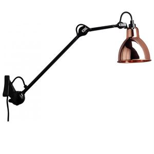 Lampe Gras N222 Wall Lamp Mat Black & Copper