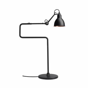 Lampe Gras N317 Table Lamp Mat Black & Mat Black & Copper