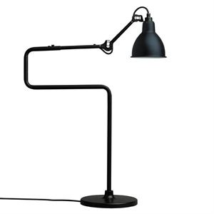 Lampe Gras N317 Table Lamp Mat Black Frame & Optional Colour of Shade