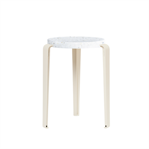 TipToe LOU Stool Recycled Plastic White/Cream White