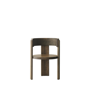 Louise Roe Spina Dining Chair With Armrests Smoked Oak