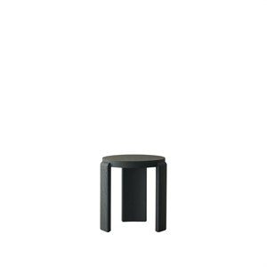 Louise Roe Spina Stool Black Lacquered Oak