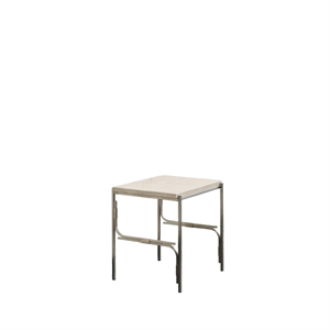 Louise Roe Axis Display Unit 01 Shelving Stainless Steel/Ataija Azul Marble