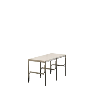 Louise Roe Axis Display Unit 02 Shelving Stainless Steel/Ataija Azul Marble