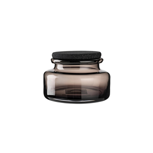 Louise Roe Vigga Glass Container H17 Smoke
