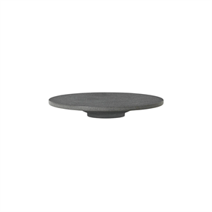 Louise Roe Gallery Object 08 Cake dish Black Basalt