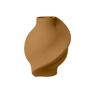 Louise Roe Ceramic Pirout 02 Vase Sanded Ocher