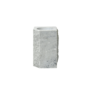 Louise Roe Gallery Object Stone Candlestick High Green Viena Marble