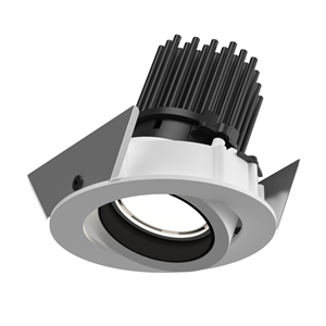 Louis Poulsen LP 45 Recessed Ceiling light Rotatable Ø7.5 3000K & Dali White