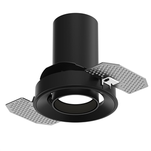 Louis Poulsen LP 51 Trimless Recessed Ceiling Light 3000K & Dali Black