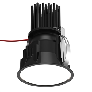 Louis Poulsen LP70 Recessed Ceiling Light Ø8 6.5W 2700K & On/Off Black