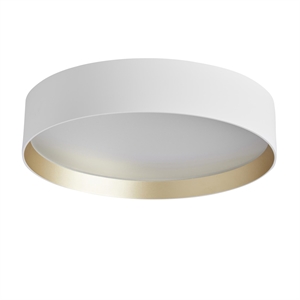 Loom Design LUCIA 35 Ceiling/Wall Lamp White/ Gold, 18W, 2700K.