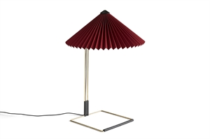HAY Matin Table Lamp Medium Dark Red