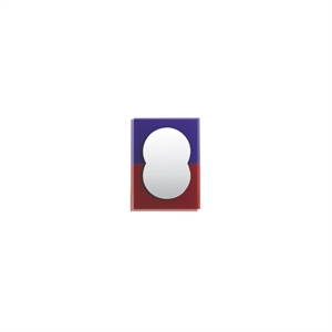 Petite Friture Wander Mirror 40x55 Purple/ Brown Red