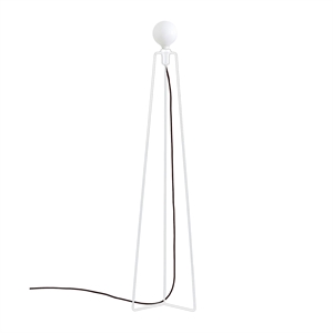 Grupa Products Model 3 Floor Lamp White/ Black