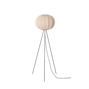 Made By Hand Knit-Wit Round Floor lamp High Ø45 Sand Stone