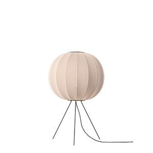 Made By Hand Knit-Wit Round Floor lamp Ø60 Medium Sand Stone