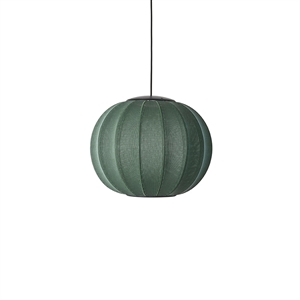 Made By Hand Knit-Wit Round Pendant Ø45 Tweed Green LED