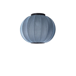 Made By Hand Knit-Wit Round Ceiling Light Ø45 Blue Stone