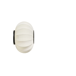 Made By Hand Knit-Wit Oval Wall Lamp Ø45 cm Pearl White