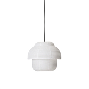 Made By Hand Papier Double Pendant Ø40 cm White