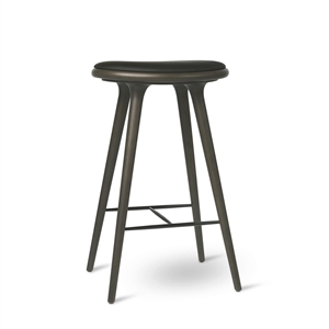 Mater High Stool Bar Stool Sirka Gray Stained Beech 74cm