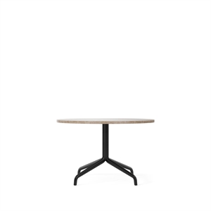 Audo Harbor Column Coffee Table Black/Kunis Breccia Stone