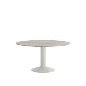 Muuto Center Dining Table Ø140 Gray Marble/ Gray
