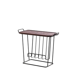 Maze Minnie Mae Wood Side Table Black/ Ash