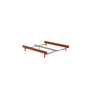 Moebe Bed Bed Frame 90-180 cm Terracotta
