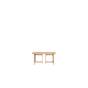 MOEBE Rectangular Dining Table 160x90 Muted Peach