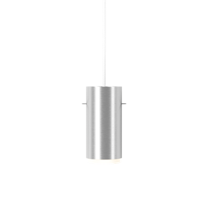 Moebe Tube Pendant Small Brushed Aluminum