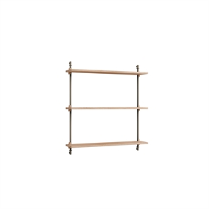 Moebe Standard Wall Shelf Oak/Warm Grey