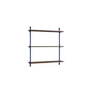 Moebe Standard Wall Shelf Smoked Oak/Deep Blue