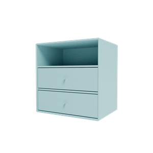 Montana Mini 1006 Bookcase With 2 Drawers 148-Flint