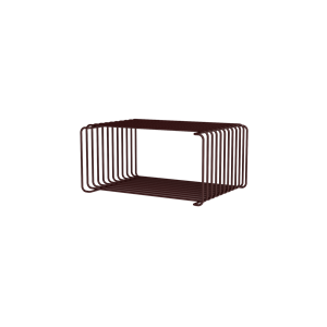 Montana Panton Wire Half Height Bookcase 07-Black Red 17.2 cm x 25.7 cm