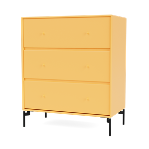 Montana Selection CARRY Chest of Drawers 166-Acacia/03- Black