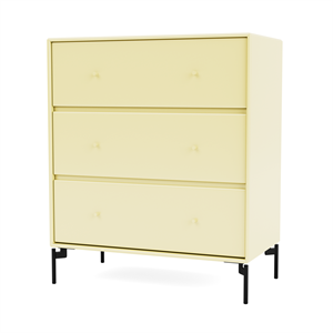 Montana Selection CARRY Chest of Drawers 159-Camomile/03- Black