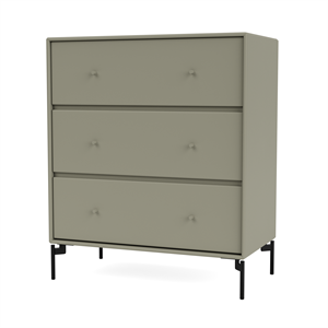 Montana Selection CARRY Chest of Drawers 144-Fennel/03- Black
