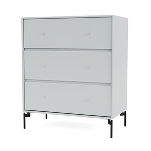 Montana Selection CARRY Chest of Drawers 156-Oyster/03- Black