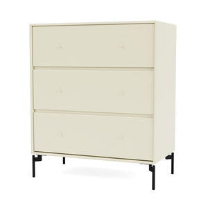 Montana Selection CARRY Chest of Drawers 150-Vanilla/03- Black
