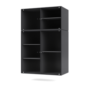 Montana Selection RIPPLE III Display Cabinet 04-Anthracite