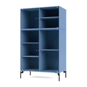 Montana Selection RIPPLE III Display Cabinet 154-Azure/03- Black