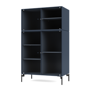 Montana Selection RIPPLE III Display Cabinet 138-Juniper/03- Black