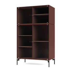 Montana Selection RIPPLE III Display Cabinet 155-Masala/03- Black