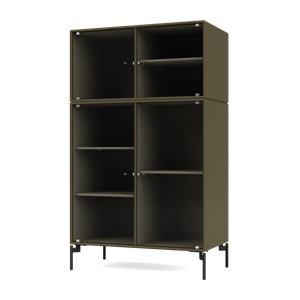 Montana Selection RIPPLE III Display Cabinet 139-Oregano/03- Black