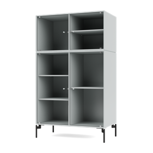Montana Selection RIPPLE III Display Cabinet 156-Oyster/03- Black