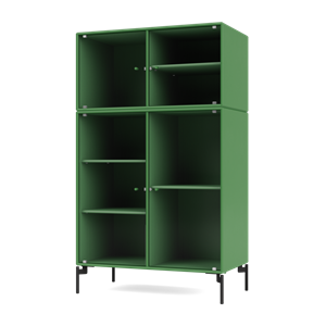 Montana Selection RIPPLE III Display Cabinet 152-Parsley/03- Black